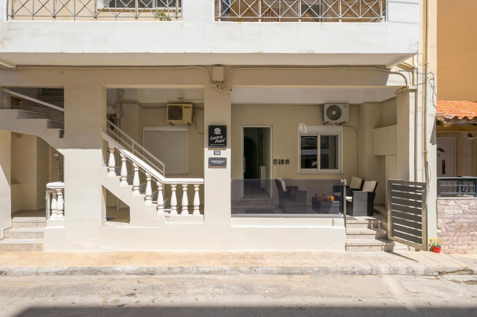 Luxury Pearl, Steps To The Beach Chania  Luaran gambar